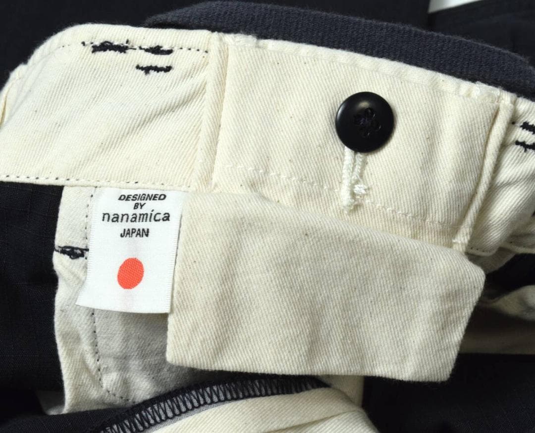 未使用3.4万 ナナミカ カーゴパンツ 0 レディース ネイビー SUCS303
