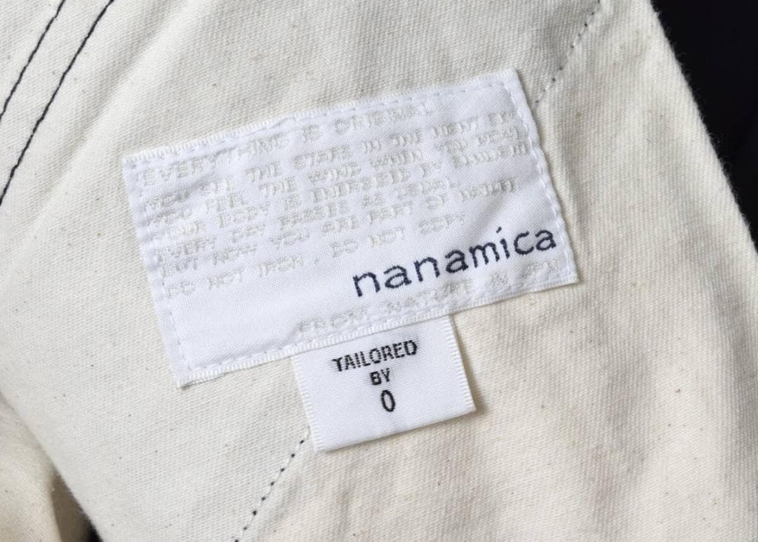 未使用3.4万 ナナミカ カーゴパンツ 0 レディース ネイビー SUCS303