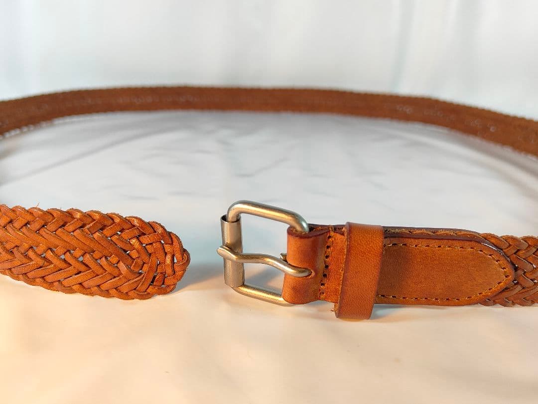 【美品】MHL マーガレットハウエル　高級レザーベルト 本革/牛革 英国製正規品