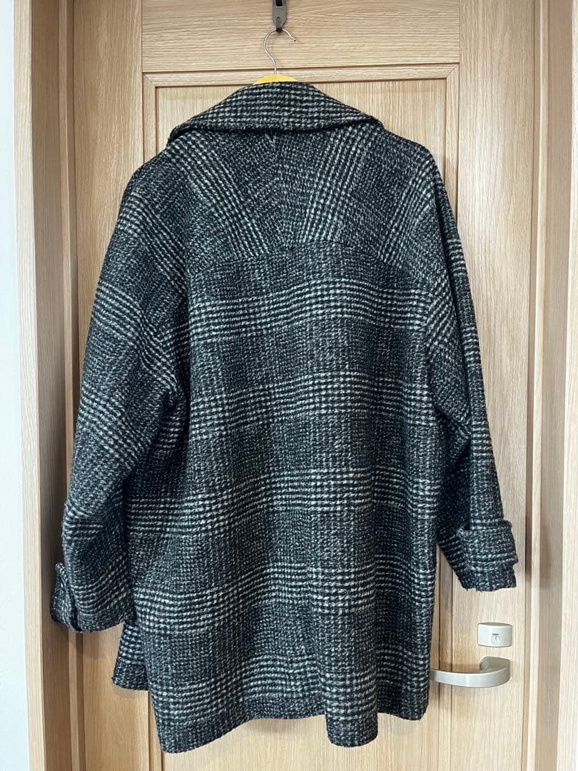 Spick & Span Ｗスライバーチェックハーフコート