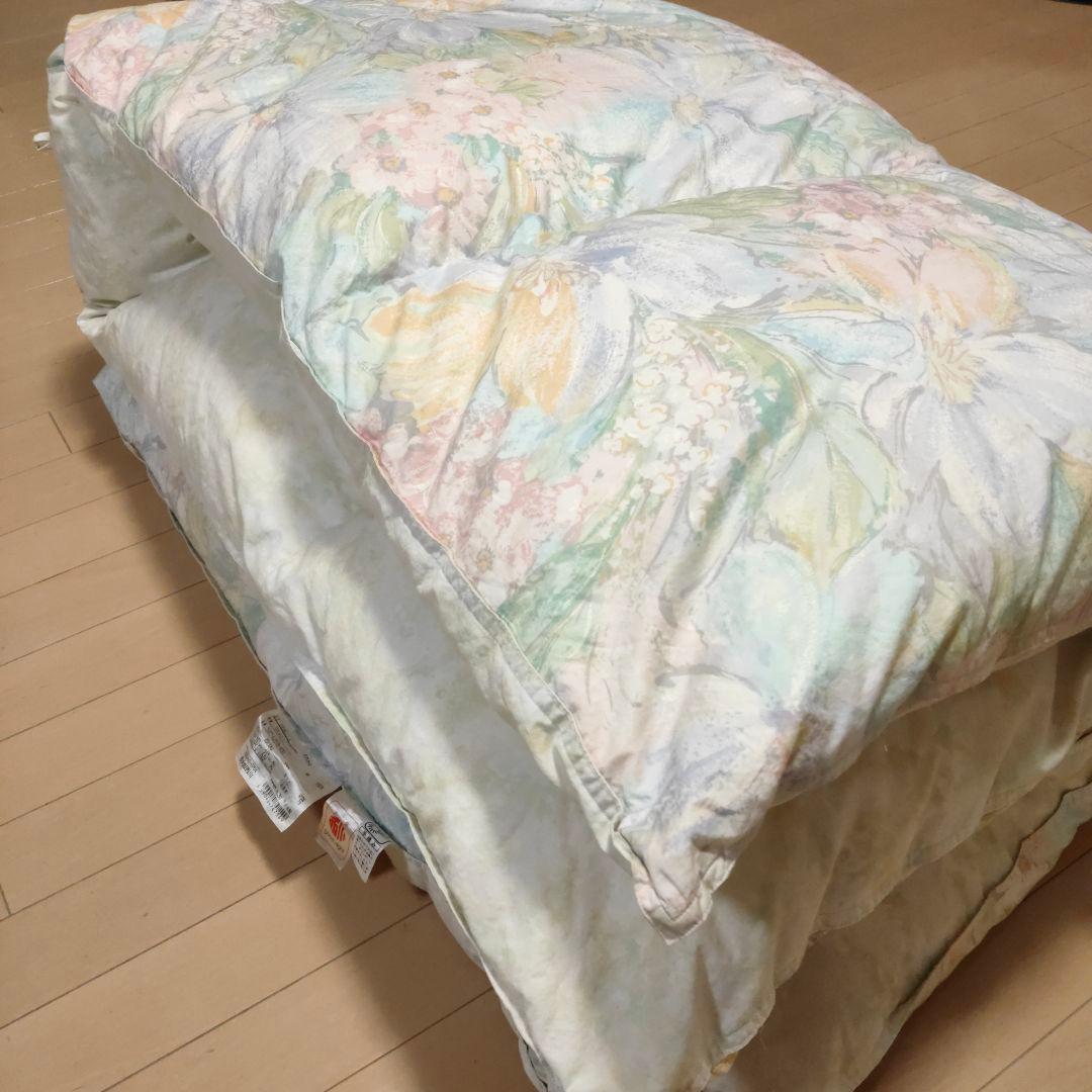 大阪西川★羽毛布団シングル日本製