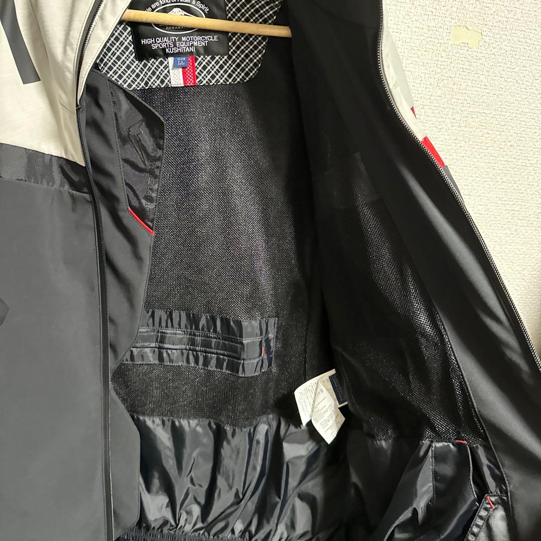 KUSHITANI ガルジャケット 黒/赤/白