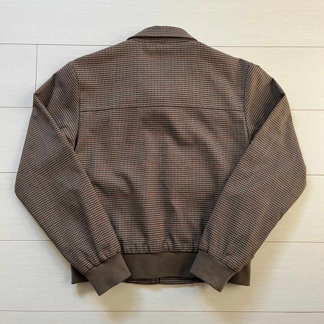 STUSSY レディース 千鳥格子 ショートジップジャケット S