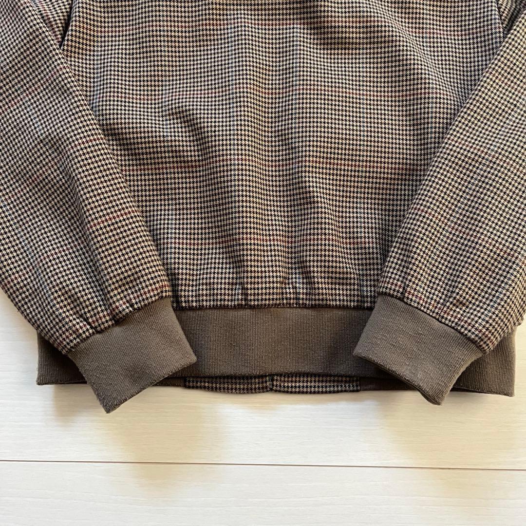 STUSSY レディース 千鳥格子 ショートジップジャケット S