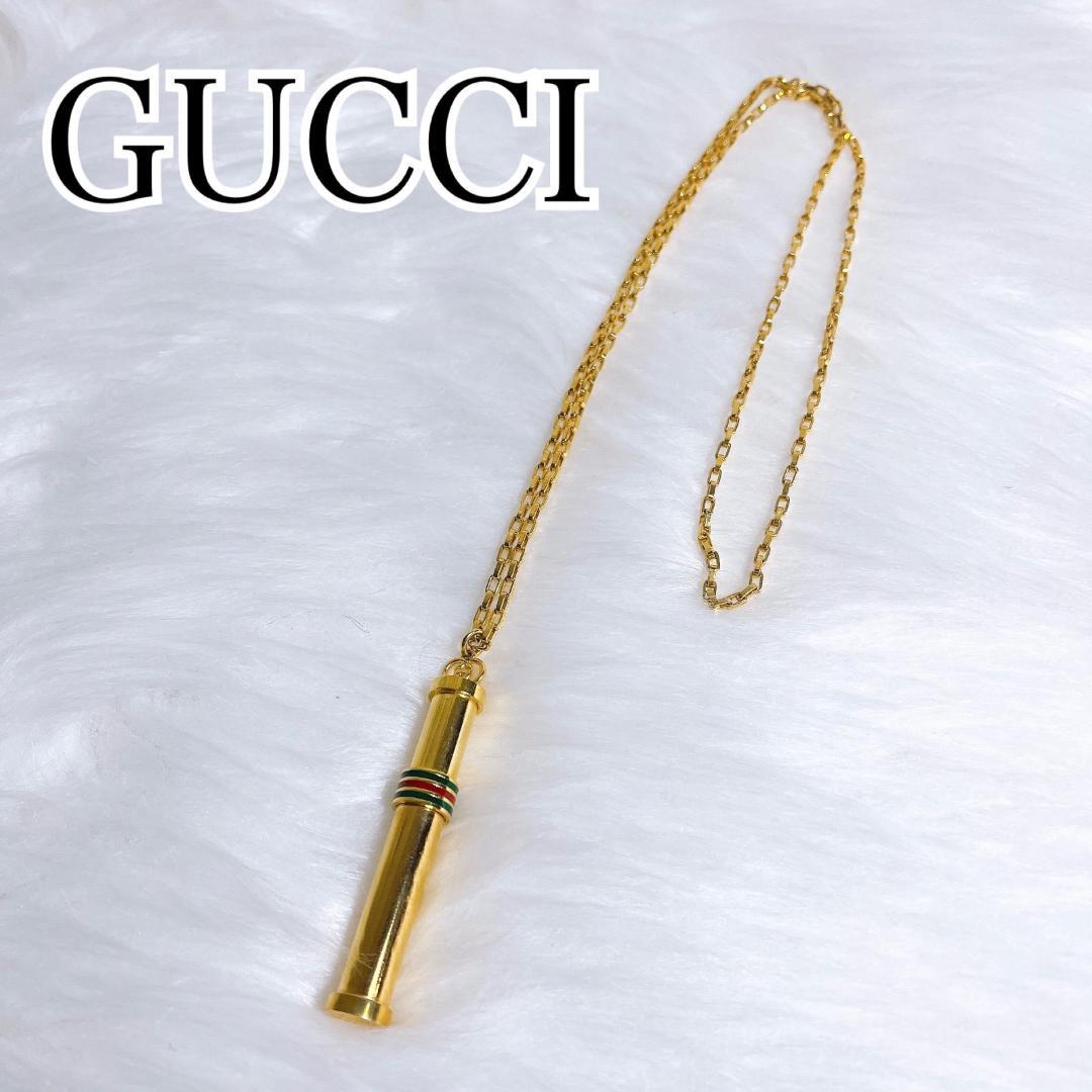 OLD GUCCI グッチ アトマイザー シェリー ロング ネックレス