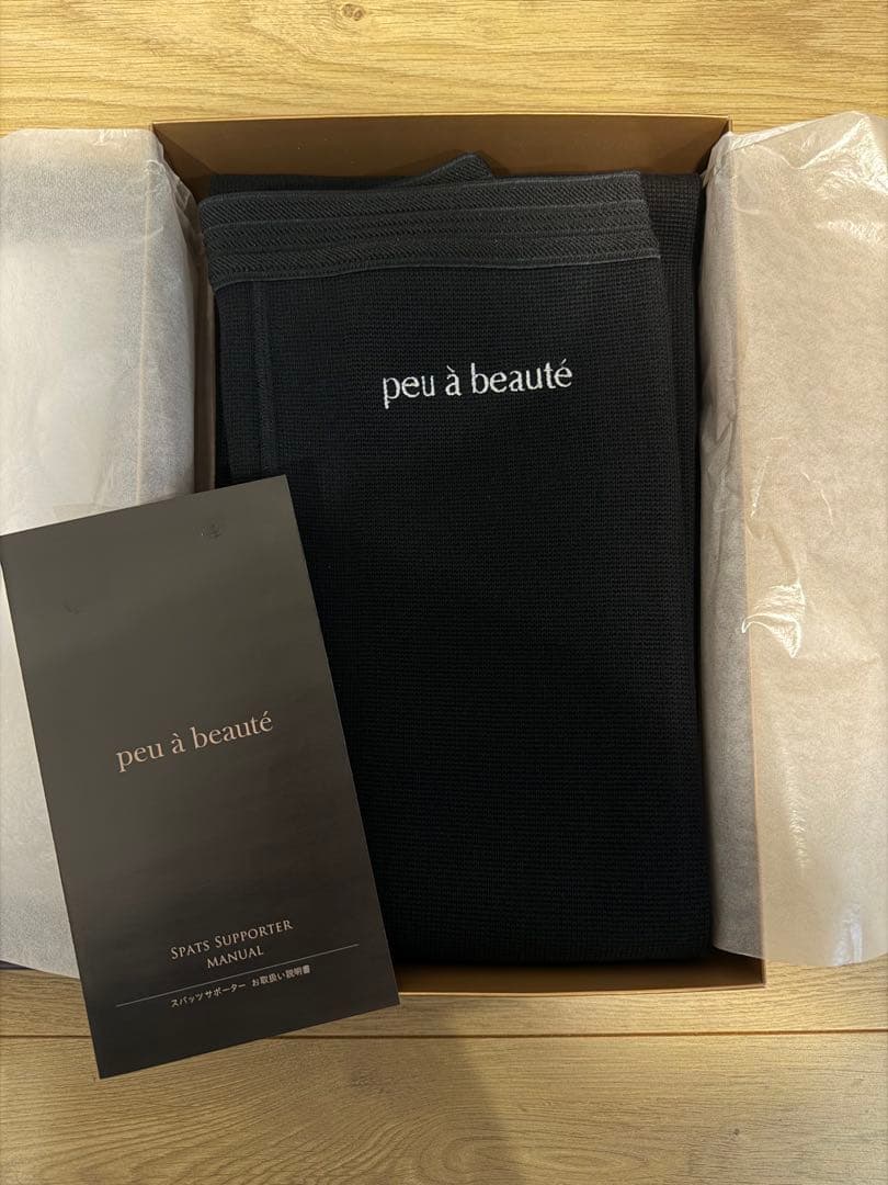 新品peu à beauté スパッツサポーター ブラック Lサイズ