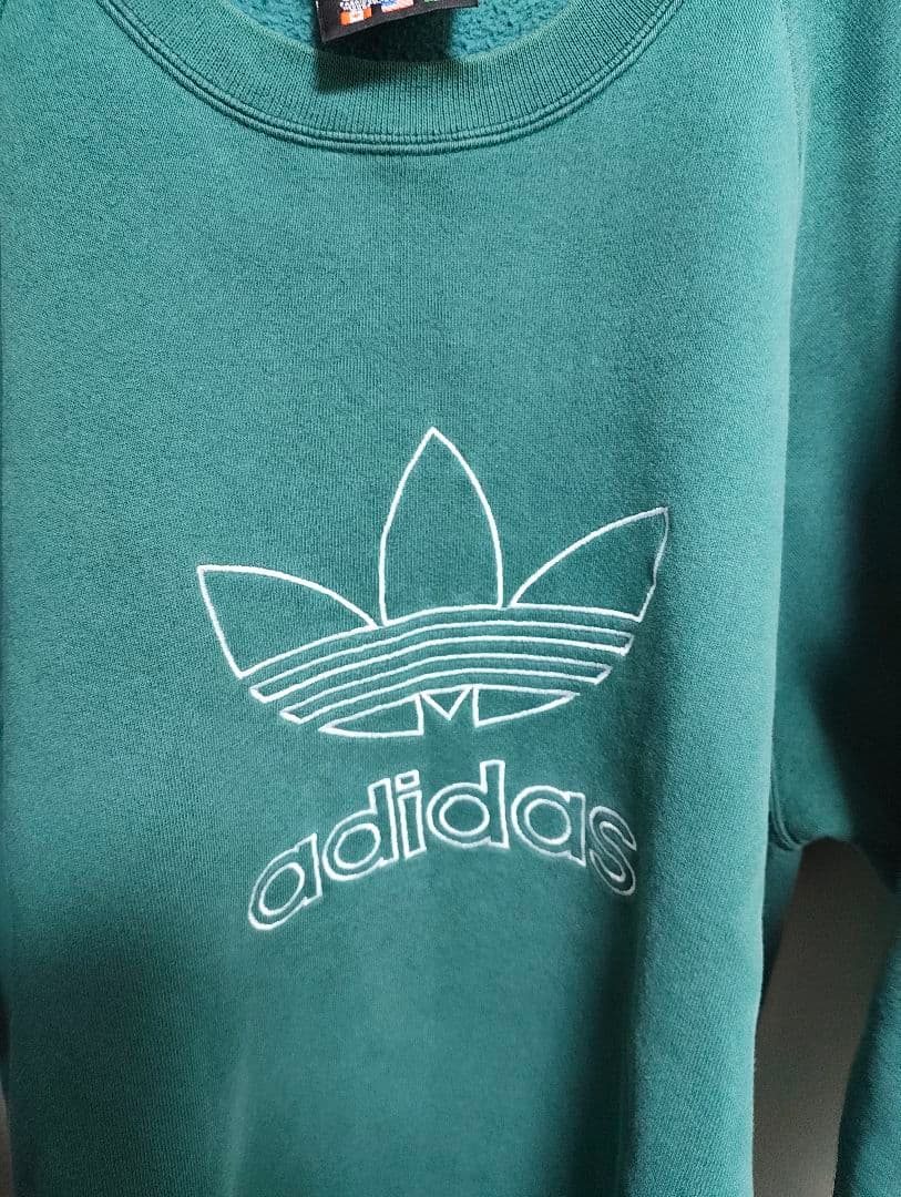 【よしちゃん専用】アディダス 刺繍ロゴ USA製 90's万国旗タグ スウェット