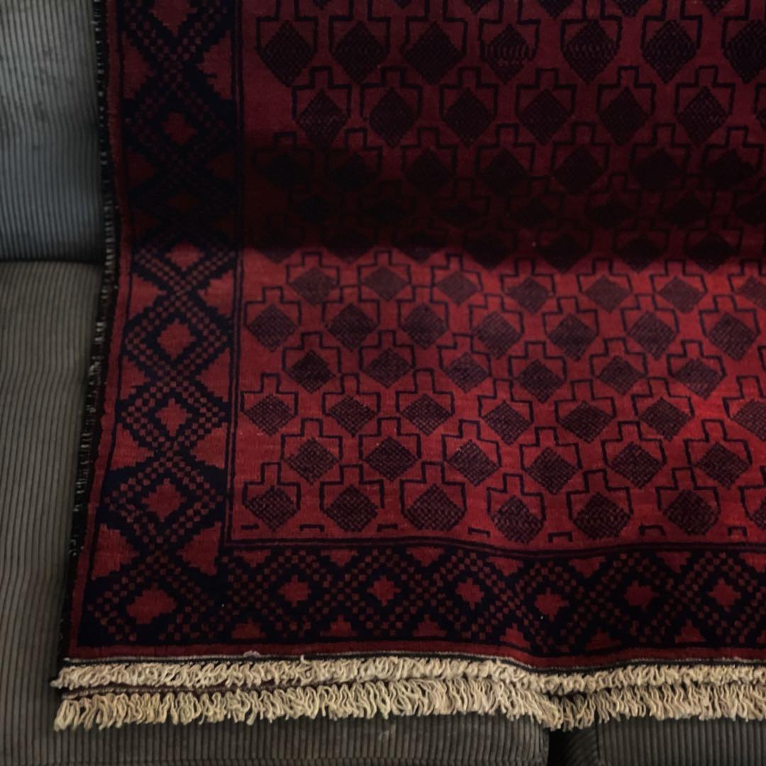 【在庫整理／大幅値引】200×107 アフガニスタン バルーチ ヴィンテージラグ