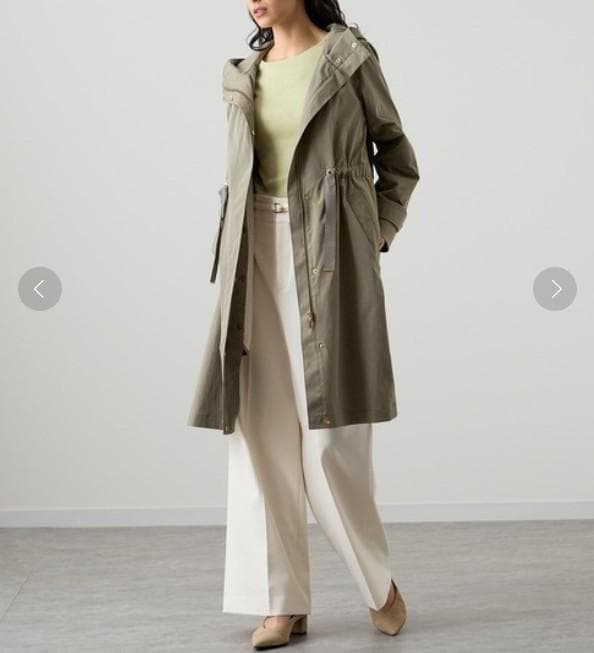 美品★ANAYI アナイ★ブライトツイルライナー付モッズコート