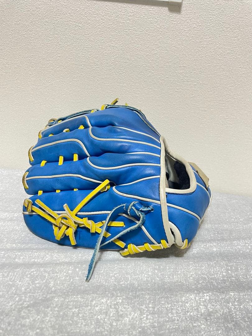 【週末限定値下げ】Mizuno 軟式野球オーダーグローブ 青