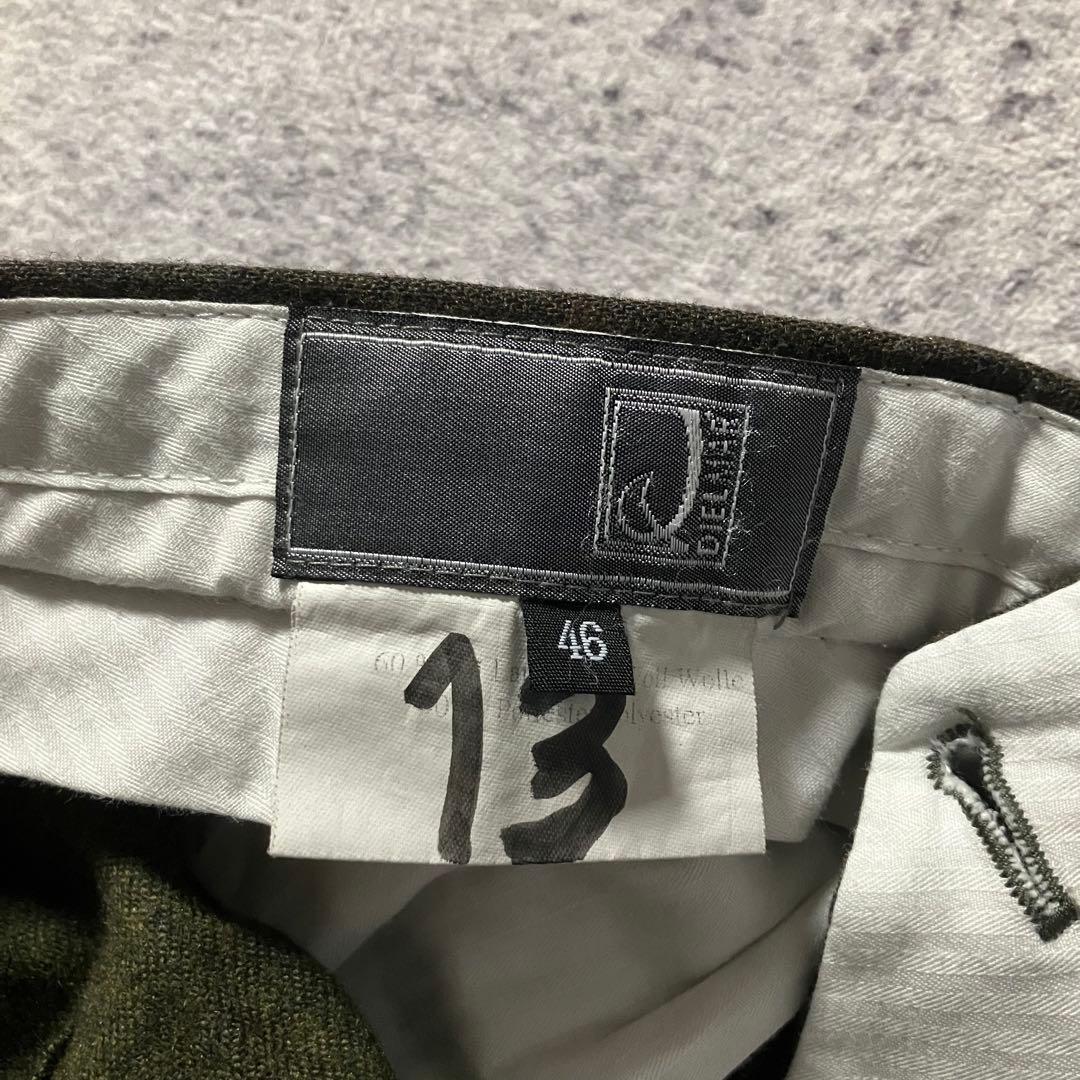 ※時計・ブレスレット付00sRETREAT立体編みニットオリーブJDEEN