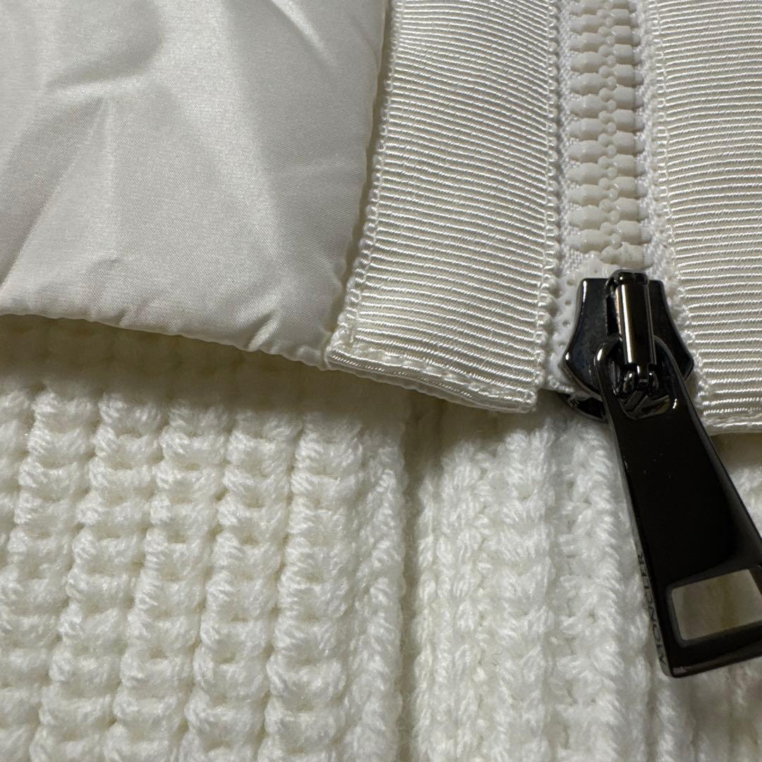 新品未使用　MONCLER ニットコンビダウンカーディガン　S