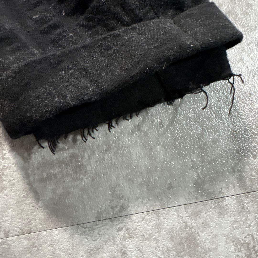 d.hygen ディーハイゲン　ウールレイヤードクロップドパンツ　アルチザン　黒