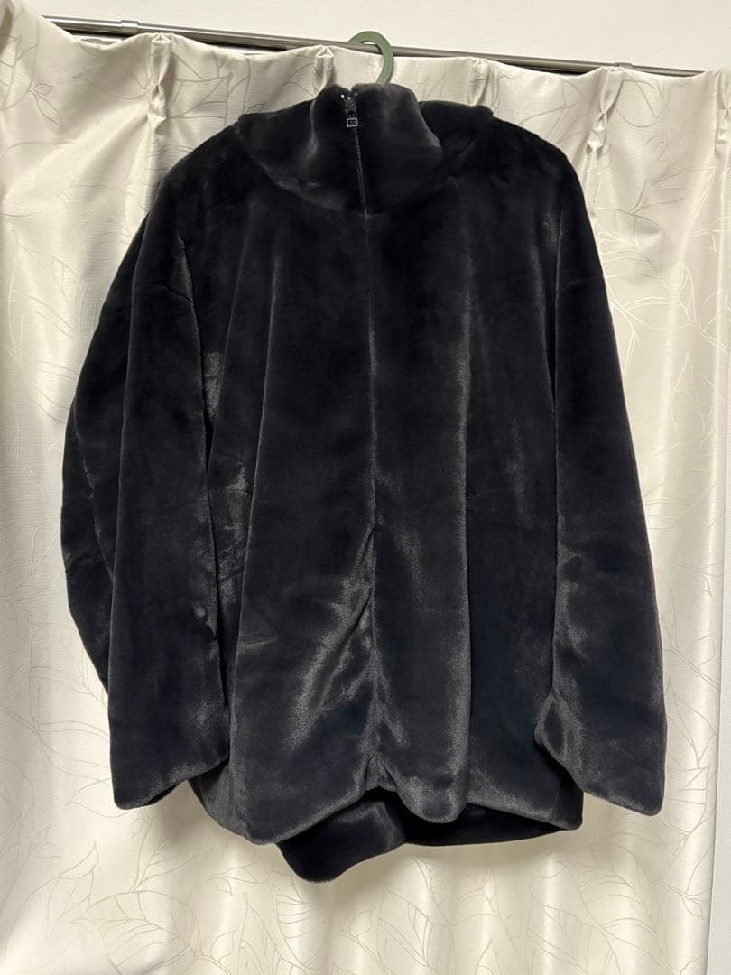 ニコアンド MODE NORM CORE ベルベットファーフードブルゾン M