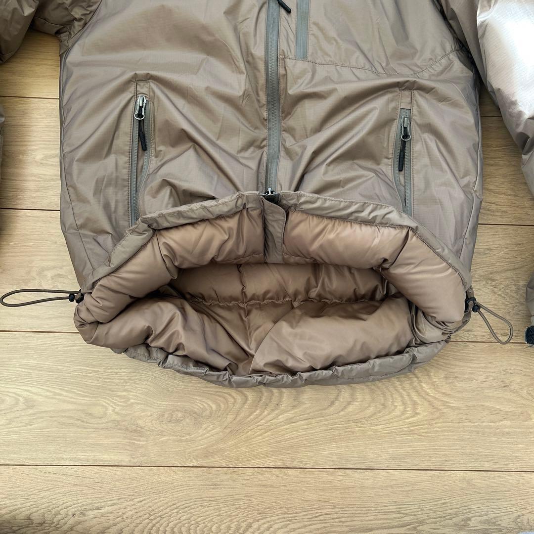 NANGA オーロラテックダウンジャケット　スタンドカラー　コヨーテ