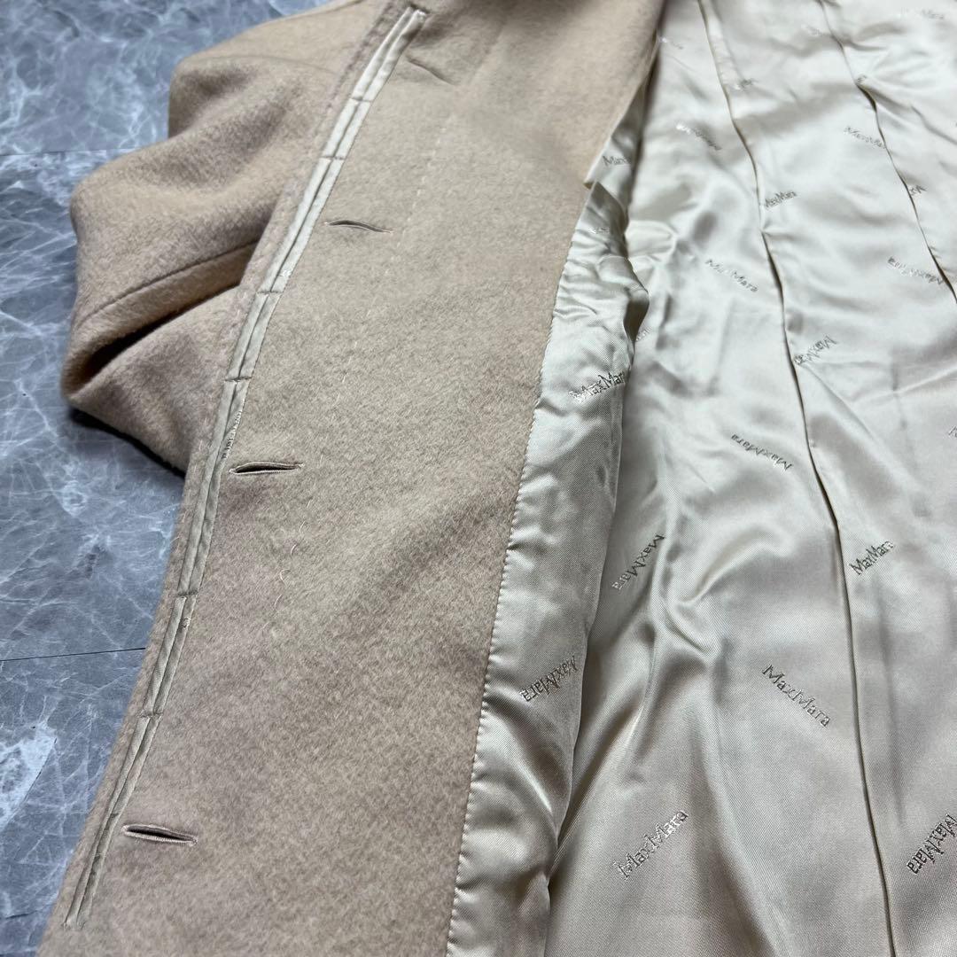 キャメル100%♡マックスマーラ　最高級白タグ　　ロングコート　ベージュ