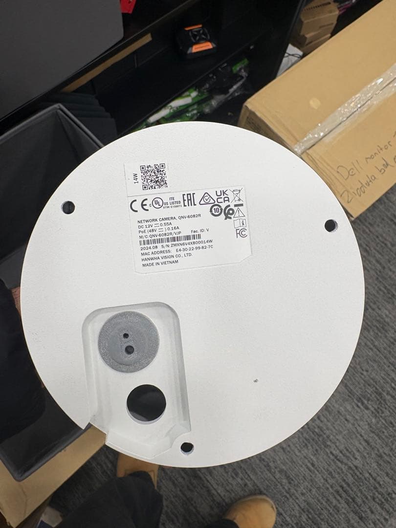 ハンファセキュリティカメラ、5台所有