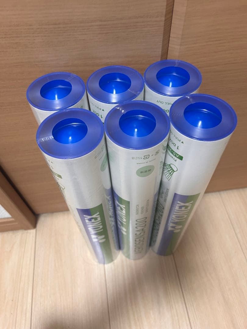 YONEX AEROSENS A200 バドミントンシャトル 6本セット