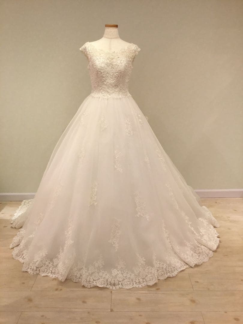 つ*き様 YNS WEDDINGウェディングドレス Aライン ホワイト