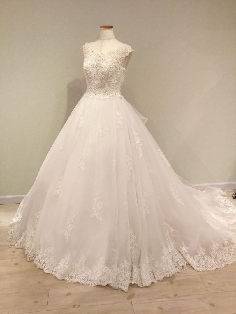 つ*き様 YNS WEDDINGウェディングドレス Aライン ホワイト