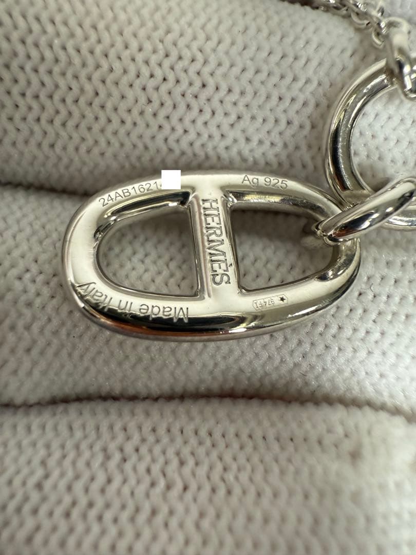 HERMES エルメス シェーヌダンクル アミュレット　ネックレス