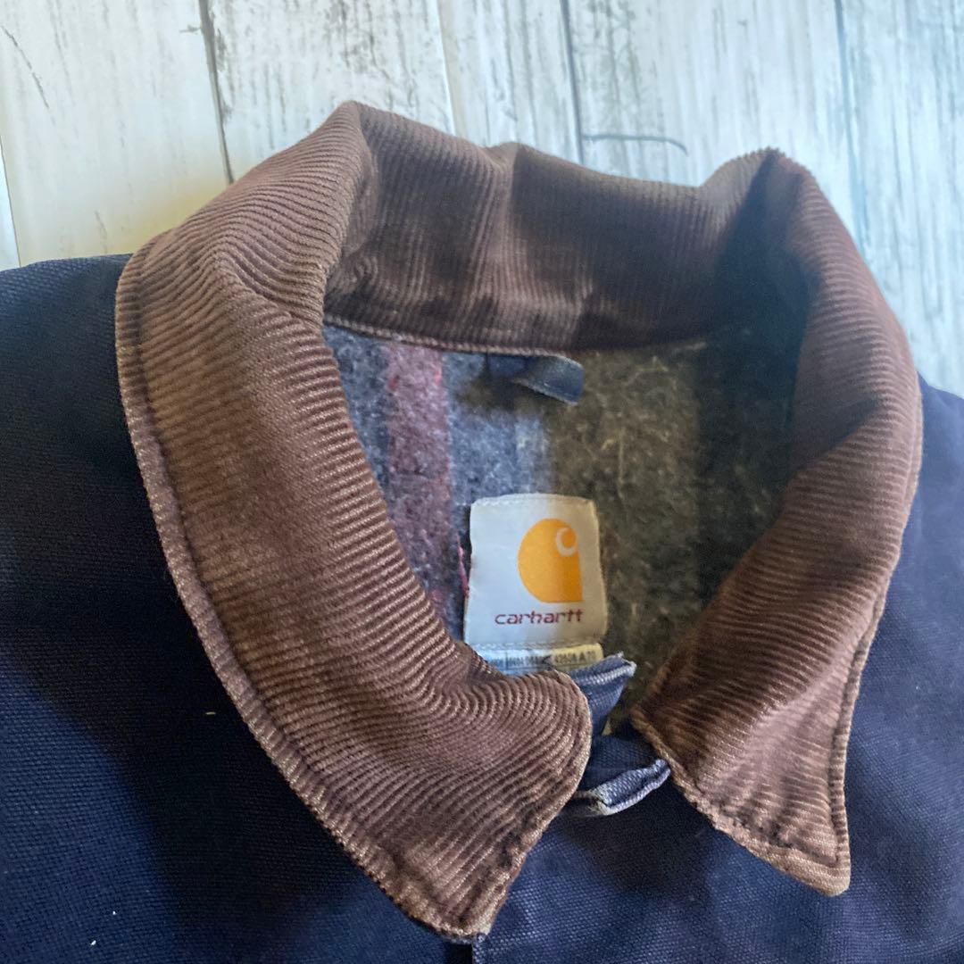 【】カーハート ミシガンチョアコート ネイビーC02 MDT L