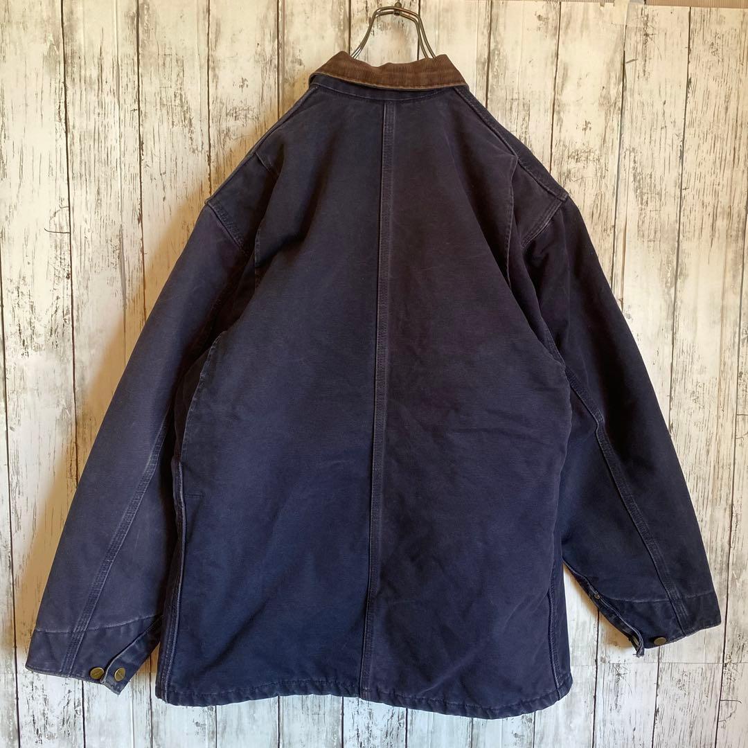 【】カーハート ミシガンチョアコート ネイビーC02 MDT L