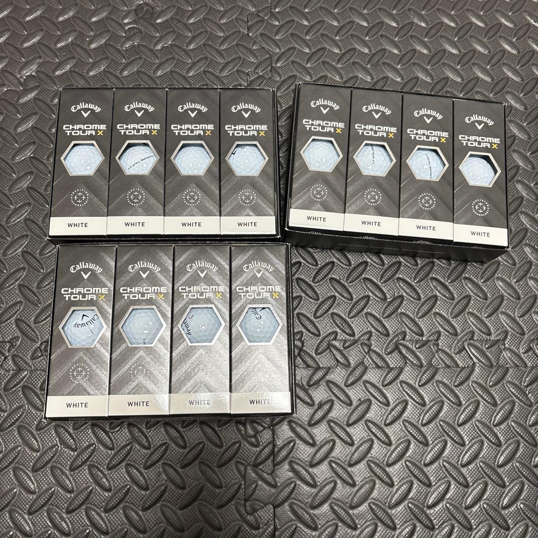 Callaway Chrome Tour X ホワイト 3ダース