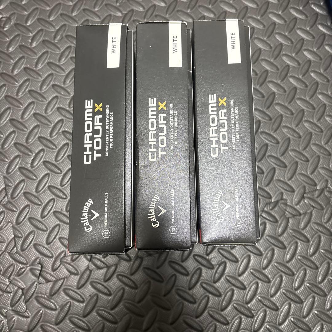 Callaway Chrome Tour X ホワイト 3ダース