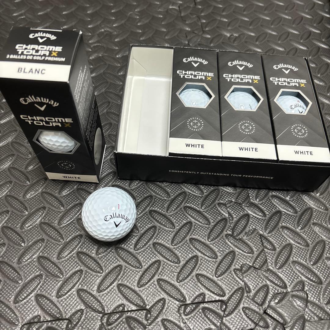 Callaway Chrome Tour X ホワイト 3ダース
