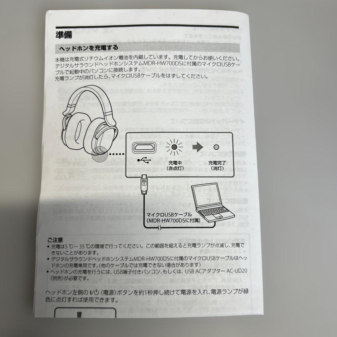 SONY MDR-HW700DS専用増設用ヘッドホン