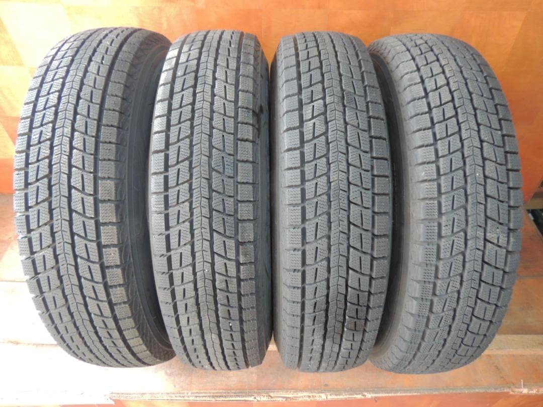 A30　175/80R16　ダンロップ　スタッドレス4本　バリ溝　ジムニー　サビ