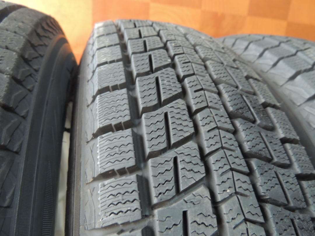 A30　175/80R16　ダンロップ　スタッドレス4本　バリ溝　ジムニー　サビ