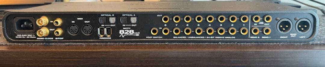 【 各種相談可 】MOTU 828mk3 オーディオインターフェース