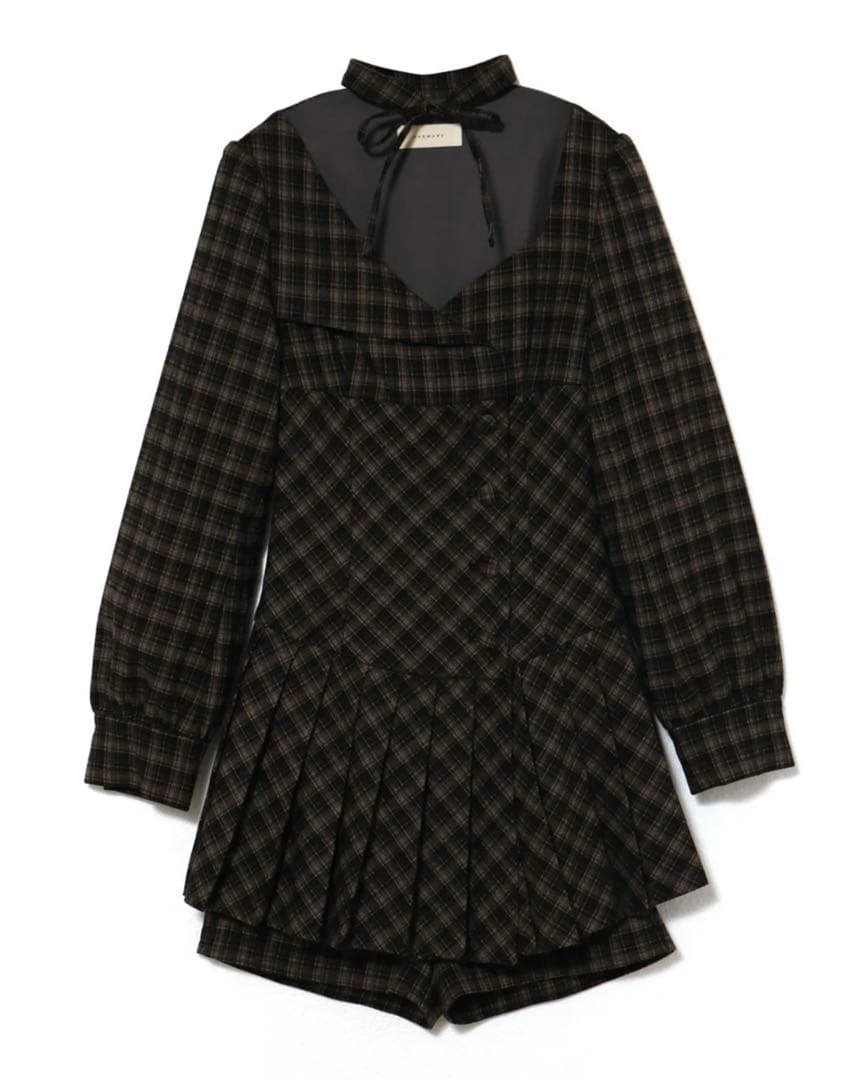 ワンピース andmary Renon pleats mini dress