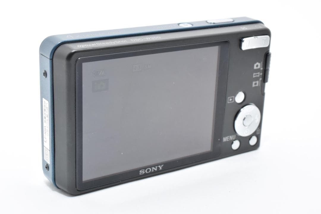 《 美品 》 ソニー　SONY Cyber-shot DSC-W350 ブルー