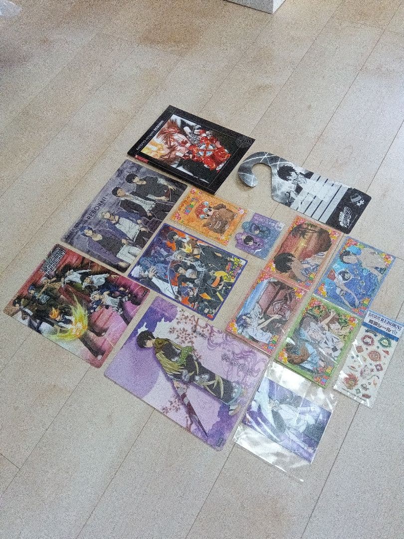 Katekyo Hitman Reborn! 下敷き、ポストカード、イラスト等