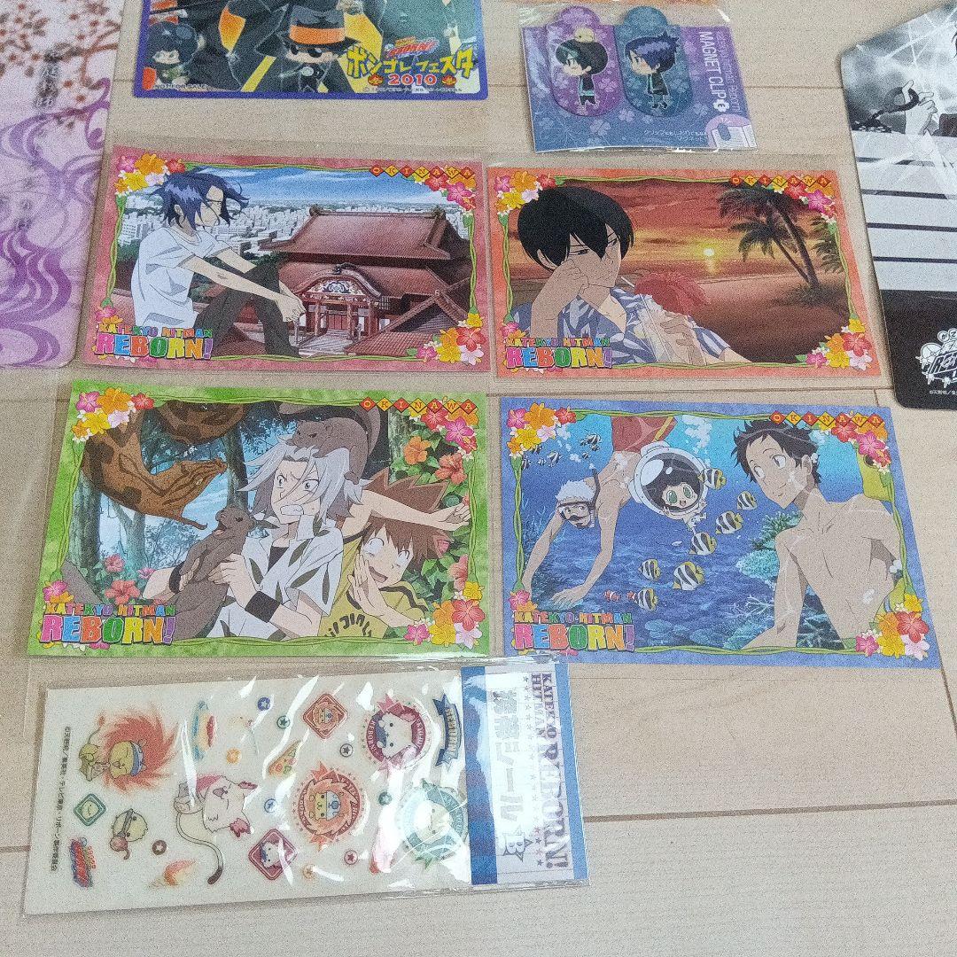 Katekyo Hitman Reborn! 下敷き、ポストカード、イラスト等