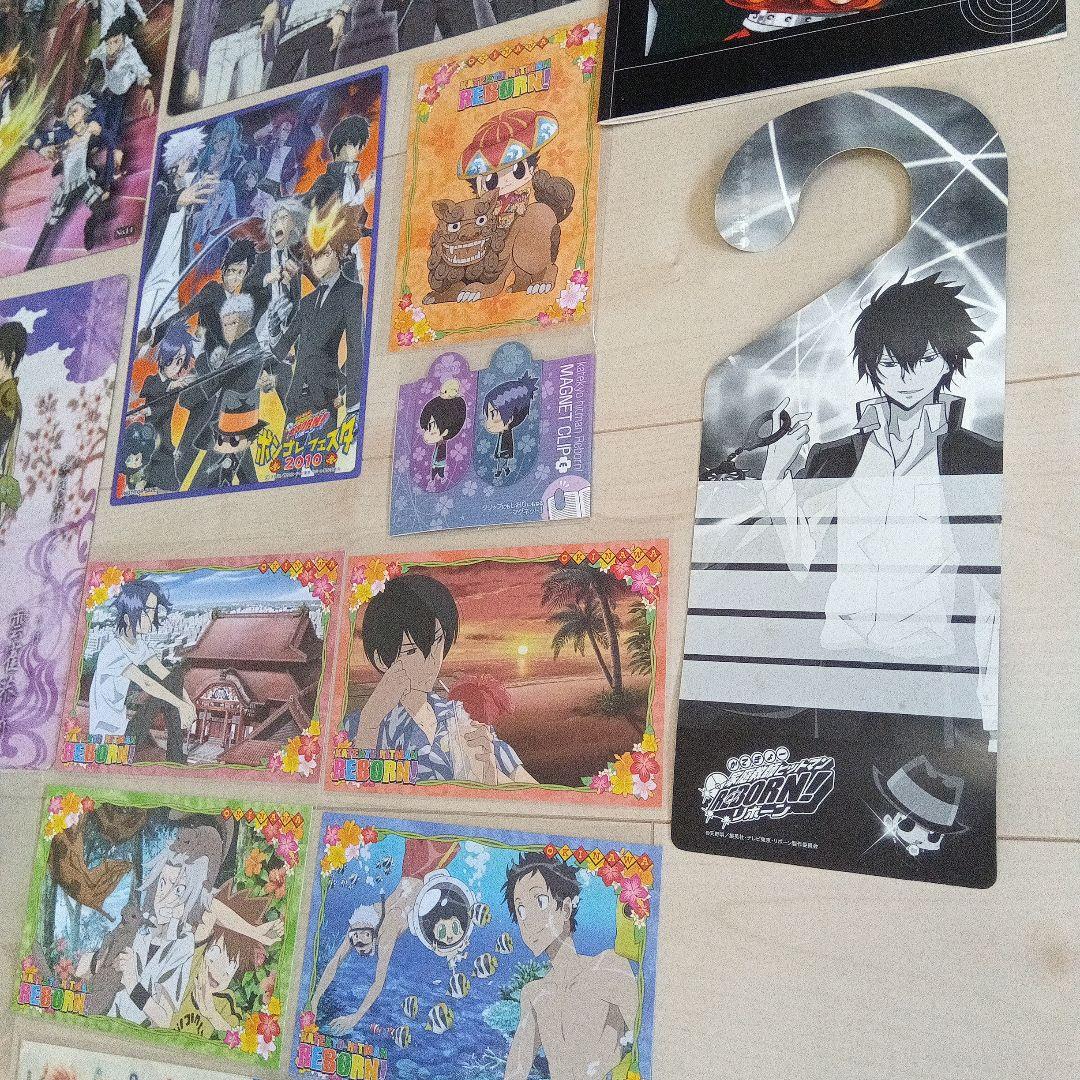 Katekyo Hitman Reborn! 下敷き、ポストカード、イラスト等