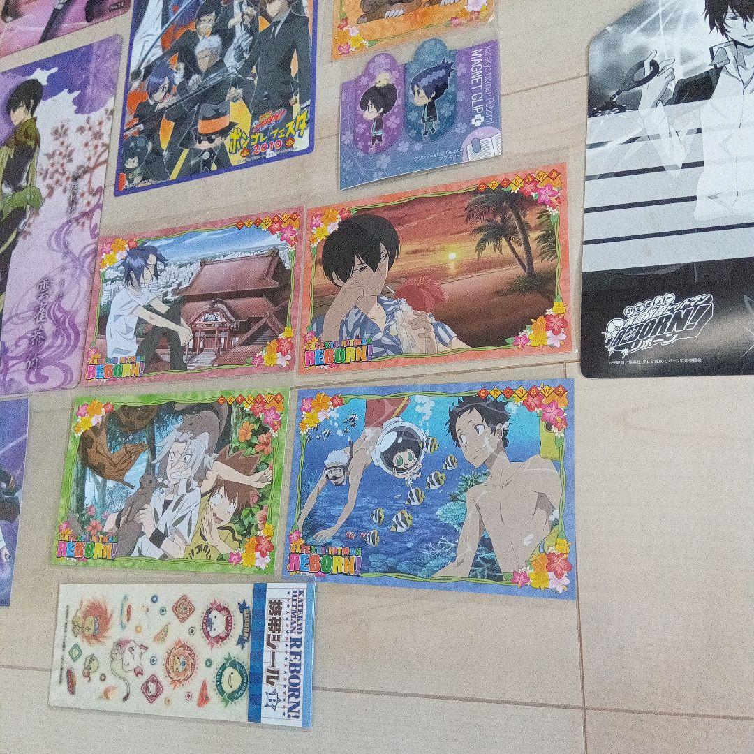 Katekyo Hitman Reborn! 下敷き、ポストカード、イラスト等