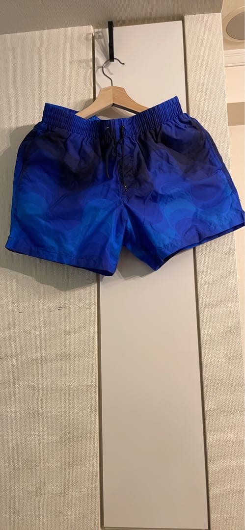 ドリスバンノッテン青 Dries Van Notenグラデーションショートパンツ