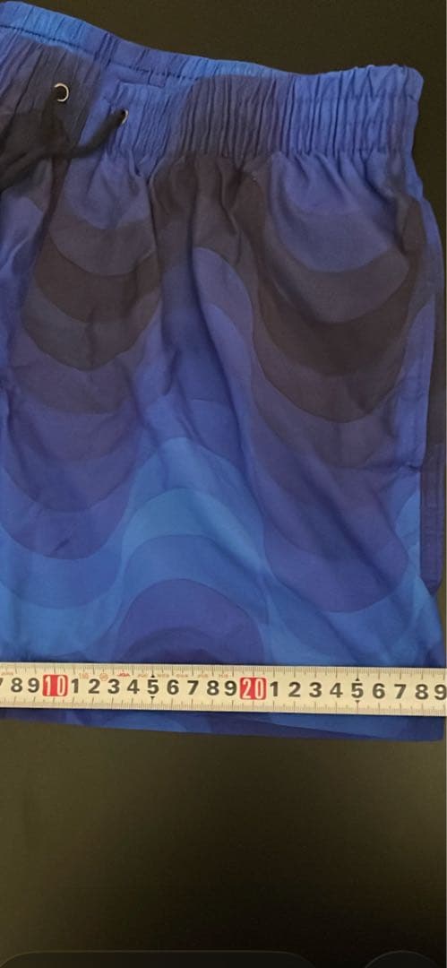 ドリスバンノッテン青 Dries Van Notenグラデーションショートパンツ