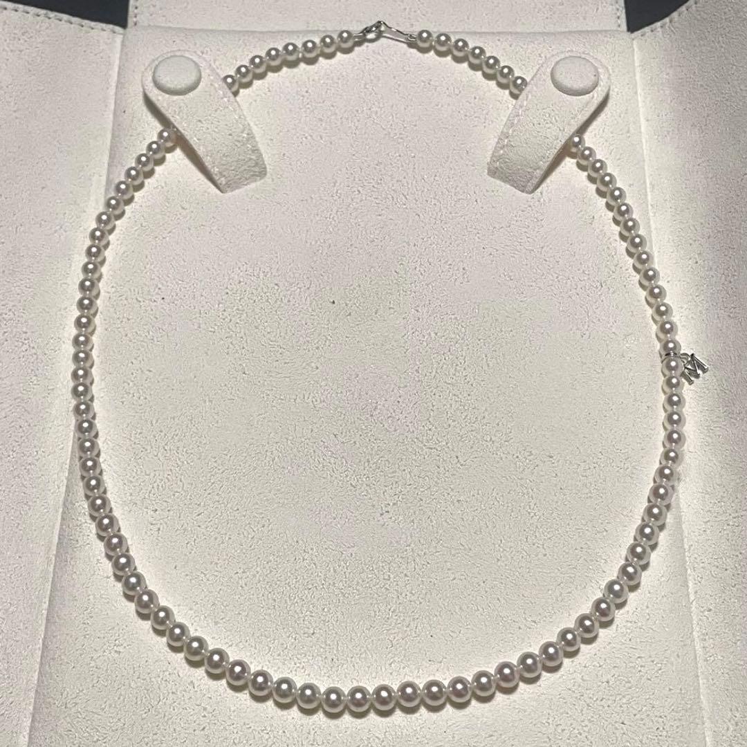 とまと 【K18✨Mチャーム】 あこや本真珠 ネックレス ベビーパール