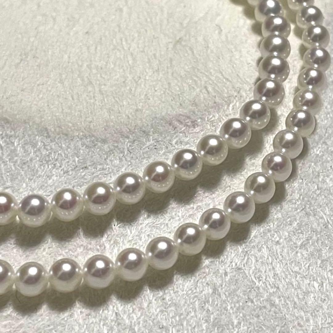 とまと 【K18✨Mチャーム】 あこや本真珠 ネックレス ベビーパール