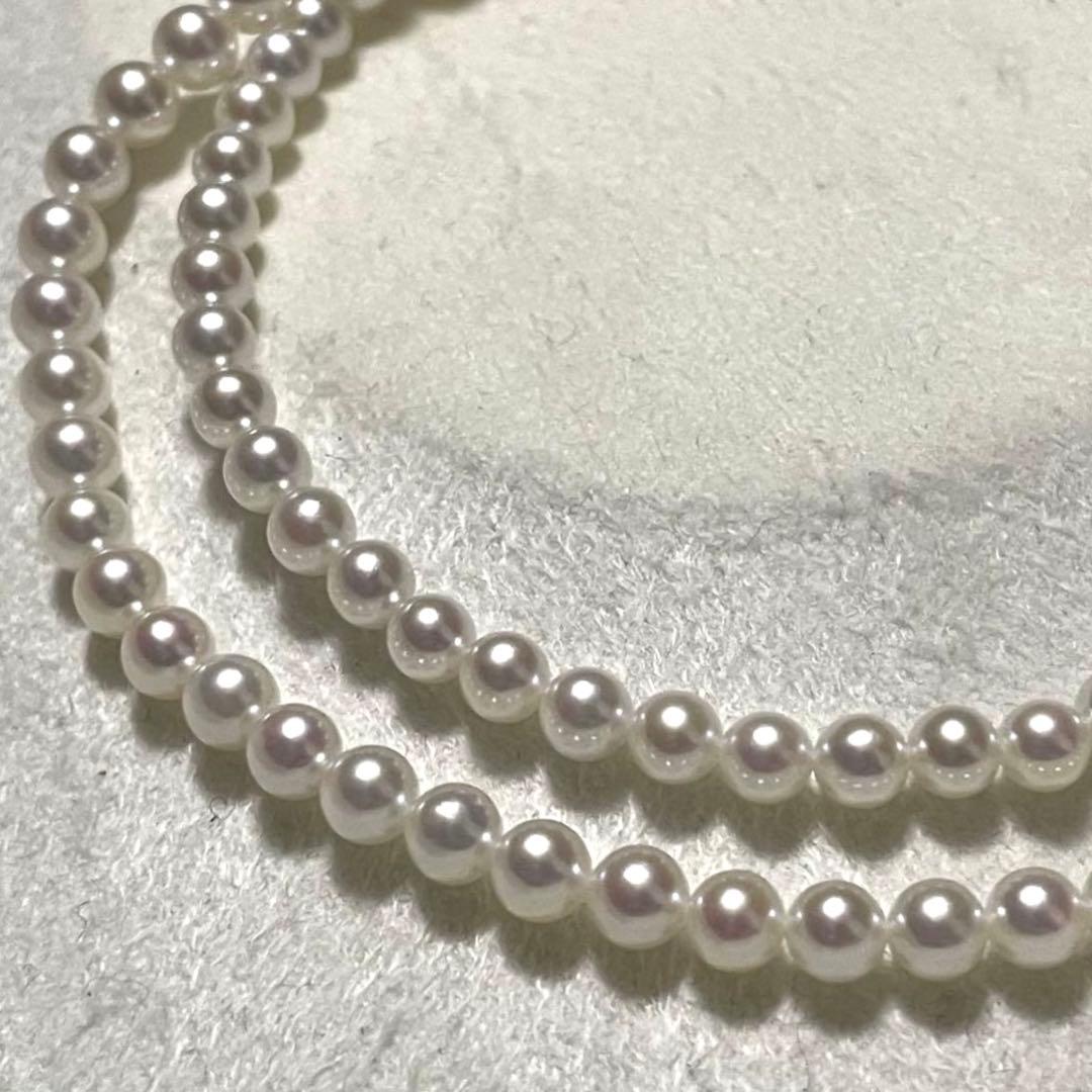 とまと 【K18✨Mチャーム】 あこや本真珠 ネックレス ベビーパール