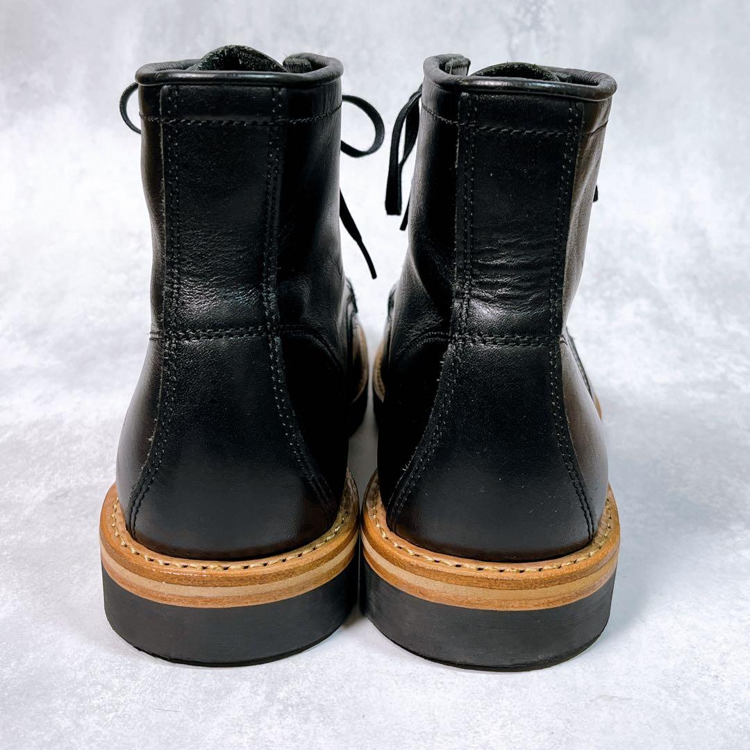 ☆未使用級☆【ホーキンス】ワークブーツ (27) モックトゥ　本革　レースアップ