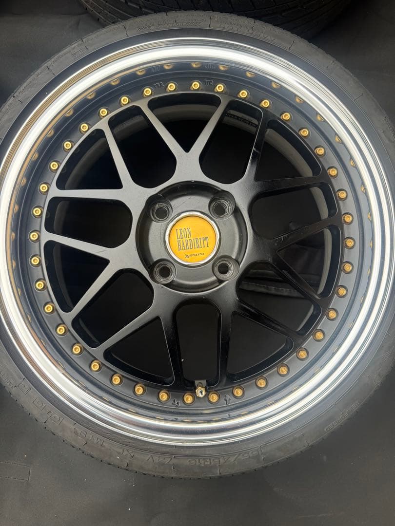 スーパースター　レオンハルト　ゲミュート　マッドブラック　軽　16インチ