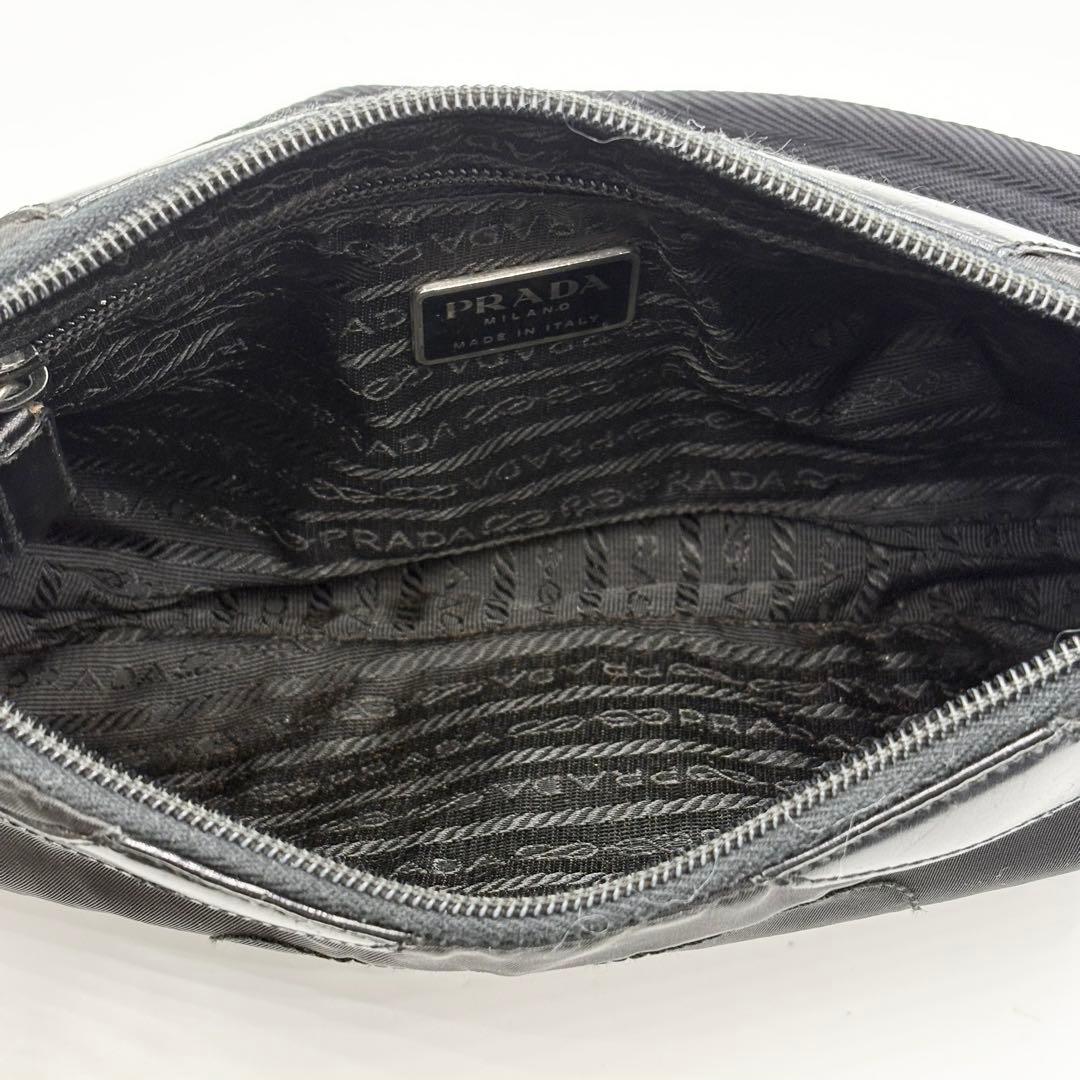 PRADA プラダ アーカイブ ワンショルダーバッグ レザー×ナイロン ロゴ