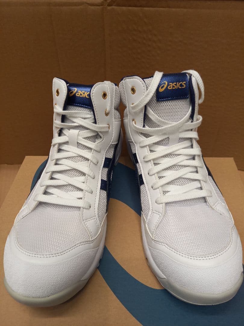 ぶ*ん様 【新品】アシックス安全靴 CP218 ホワイト/ピーコート