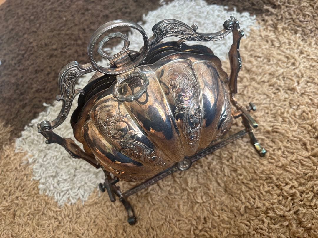 アンティーク◾️シルバープレート製 ◾️シェル型 ◾️ビスケットウォーマー